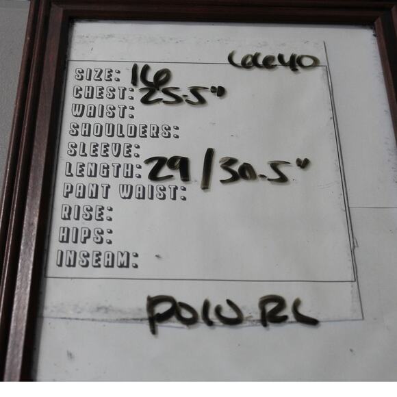 Polo Ralph Lauren tie-dye cotton Button shirt Womens 16 - Picture 6 of 6